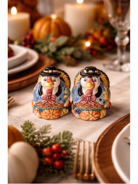 Vintage Turkey Salt And Pepper Shakers Mom And pop Home Kitchen